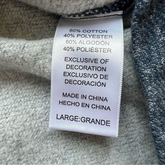 Tommy Bahama Men’s Crewneck Sweater Pullover Soft Heather Blue Navy Size Large - Picture 10 of 12